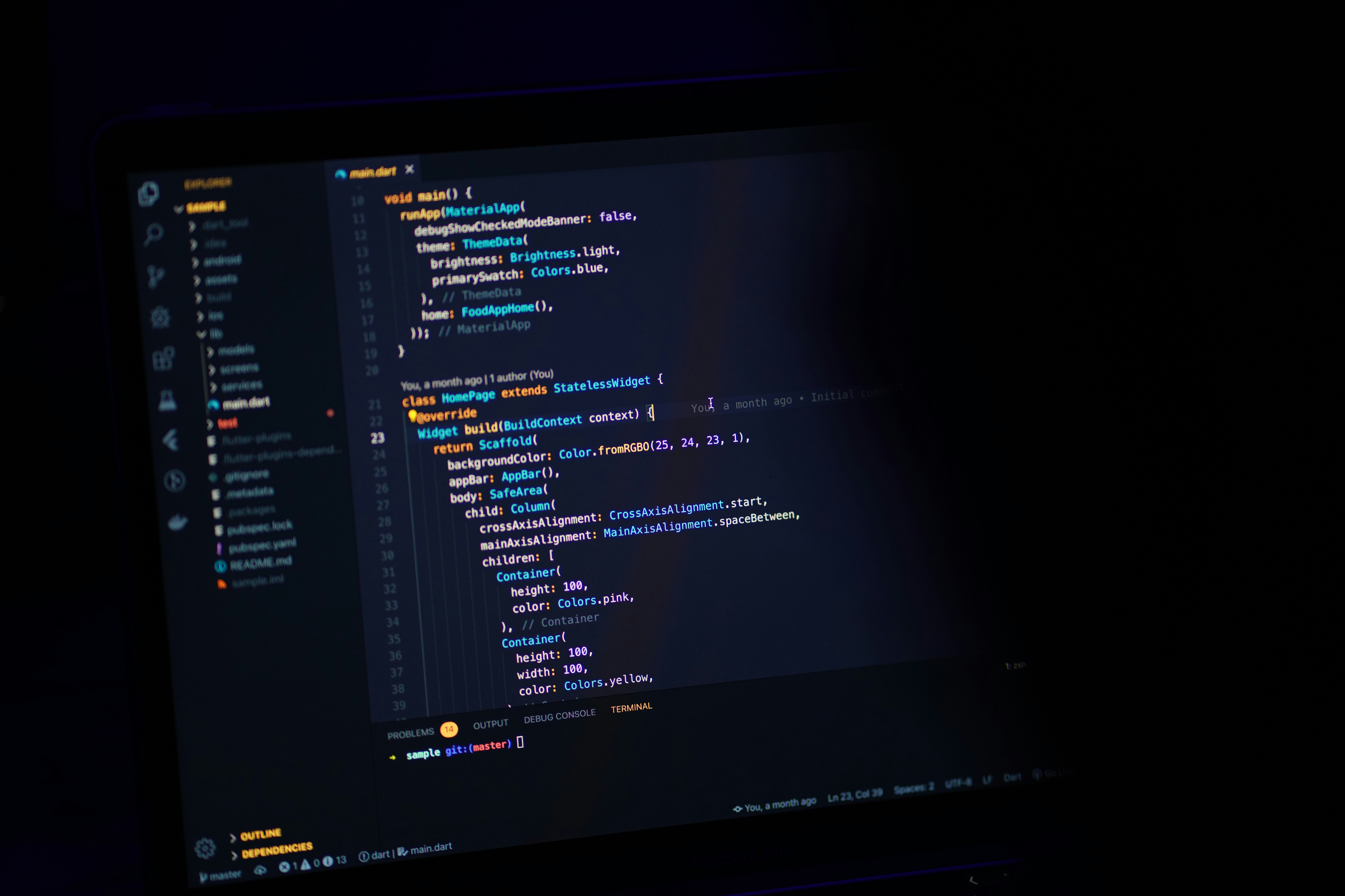 GenAI developer coding session
